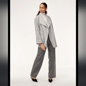 Aritzia Wilfred Chandelle jacket,merino‎ wool,XS/S,heather grey